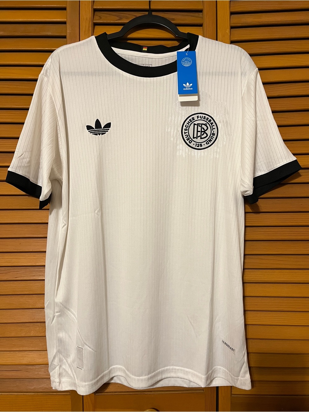 NWT Adidas Germany DFB 125th Anniversary Home FIFA Soccer Jersey Shirt Sz M